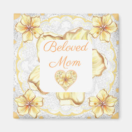 ハイビスカス&レースイエロー マグネット