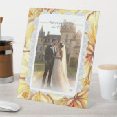 ハイビスカス&レースイエロー 台座サイン (インサイチュ)