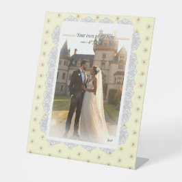 ハイビスカス&レースイエロー 台座サイン