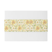 ハイビスカス&レースイエロー 招待状ベリーバンド (裏面例)
