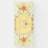 ハイビスカス&レースイエロー 横断幕 (縦)