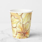 ハイビスカス&レースイエロー 紙コップ (裏面)