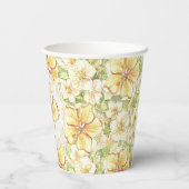 ハイビスカス&レースイエロー 紙コップ (裏面)