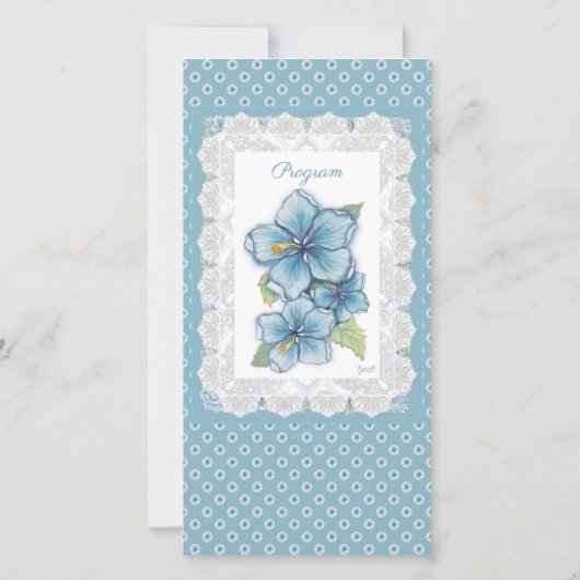 ハイビスカス&レースターコイズ (裏面)