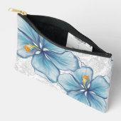 ハイビスカス&レースターコイズ アクセサリーポーチ (見開き)