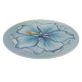 ハイビスカス&レースターコイズ カッティングボード (角)