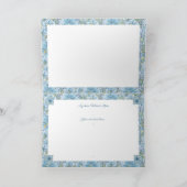 ハイビスカス&レースターコイズ カード (内部)