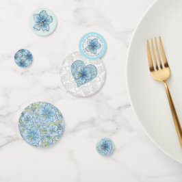 ハイビスカス&レースターコイズ コンフェッティ