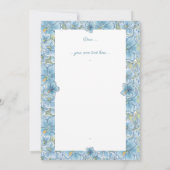 ハイビスカス&レースターコイズ サンキューカード (裏面)