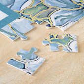 ハイビスカス&レースターコイズ ジグソーパズル (側面)