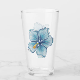 ハイビスカス&レースターコイズ タンブラーグラス