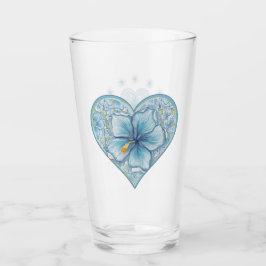 ハイビスカス&レースターコイズ タンブラーグラス