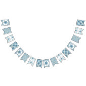 ハイビスカス&レースターコイズ バンティングフラッグ (全)