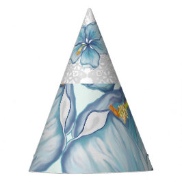 ハイビスカス&レースターコイズ パーティーハット