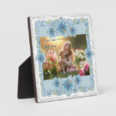 ハイビスカス&レースターコイズ フォトプラーク (正面)