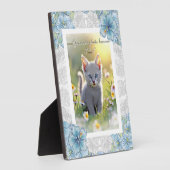 ハイビスカス&レースターコイズ フォトプラーク (側面)