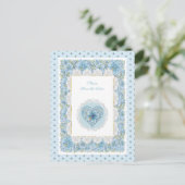 ハイビスカス&レースターコイズ ポストカード (スタンド正面)