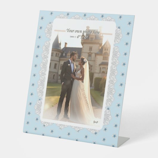 ハイビスカス&レースターコイズ 台座サイン (正面)