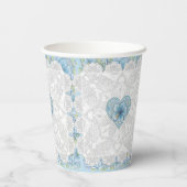 ハイビスカス&レースターコイズ 紙コップ (裏面)