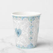 ハイビスカス&レースターコイズ 紙コップ (正面)