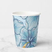 ハイビスカス&レースターコイズ 紙コップ (裏面)