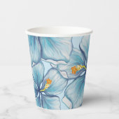 ハイビスカス&レースターコイズ 紙コップ (正面)