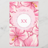 ハイビスカス&レースピンク (裏面)