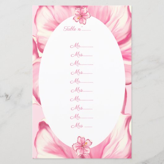 ハイビスカス&レースピンク (正面)