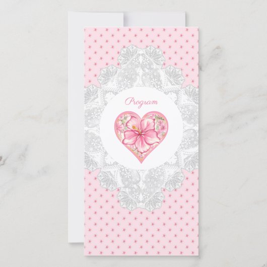 ハイビスカス&レースピンク (裏面)