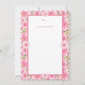 ハイビスカス&レースピンク (裏面)