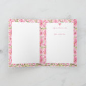 ハイビスカス&レースピンク カード (内部)