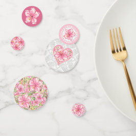 ハイビスカス&レースピンク コンフェッティ