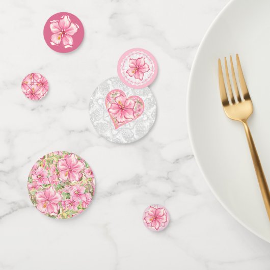 ハイビスカス&レースピンク コンフェッティ (グループ)