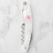 ハイビスカス&レースピンク ソムリエナイフ (正面)