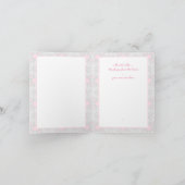 ハイビスカス&レースピンク ノートカード (内部)