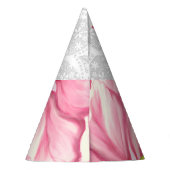 ハイビスカス&レースピンク パーティーハット (裏面)