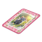 ハイビスカス&レースピンク マグネット (左側)