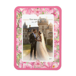 ハイビスカス&レースピンク マグネット