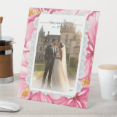 ハイビスカス&レースピンク 台座サイン (インサイチュ)