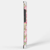 ハイビスカス&レースピンク SAMSUNG GALAXYケース (右側面)