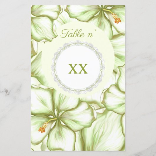 ハイビスカス&レースホワイト (裏面)