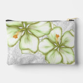 ハイビスカス&レースホワイト アクセサリーポーチ (裏面)