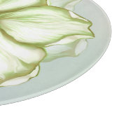 ハイビスカス&レースホワイト カッティングボード (角)