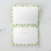 ハイビスカス&レースホワイト カード (内部)