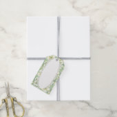 ハイビスカス&レースホワイト ギフトタグ (より糸付き)