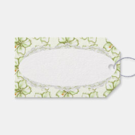 ハイビスカス&レースホワイト ギフトタグ