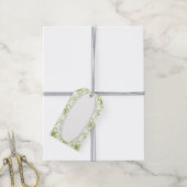 ハイビスカス&レースホワイト ギフトタグ (より糸付き)