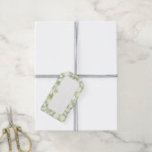 ハイビスカス&レースホワイト ギフトタグ (より糸付き)