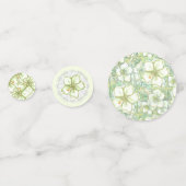 ハイビスカス&レースホワイト コンフェッティ (裏面)