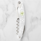 ハイビスカス&レースホワイト ソムリエナイフ (正面)